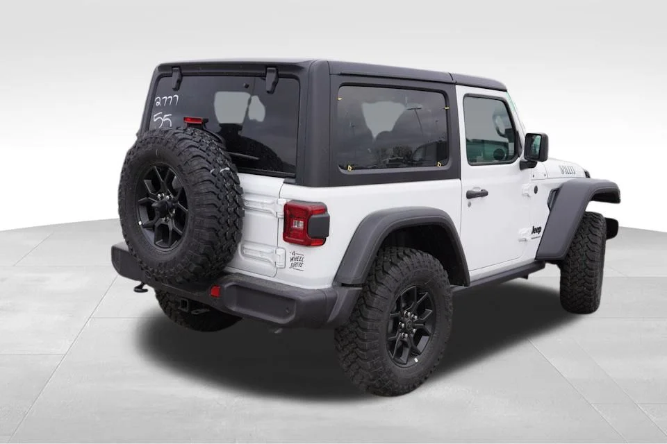 New 2026 Bright White Clear-Coat Exterior Paint Jeep Willys image 3