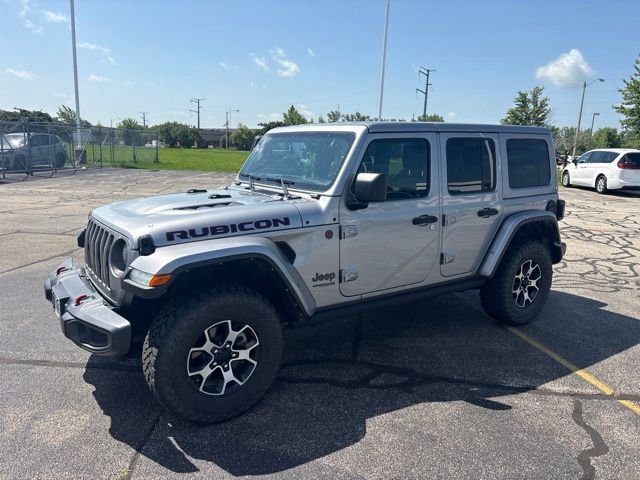 Used 2021 Silver Jeep Unlimited Rubicon image 3