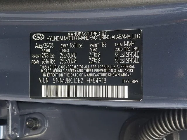 New 2026 Blue Hyundai SEL image 21