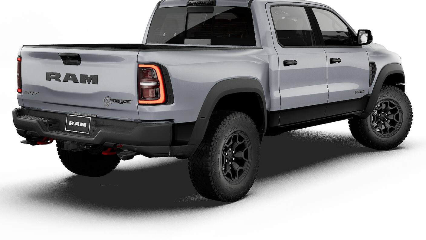 New 2027 Silver Zynith Exterior Paint RAM TRX image 2