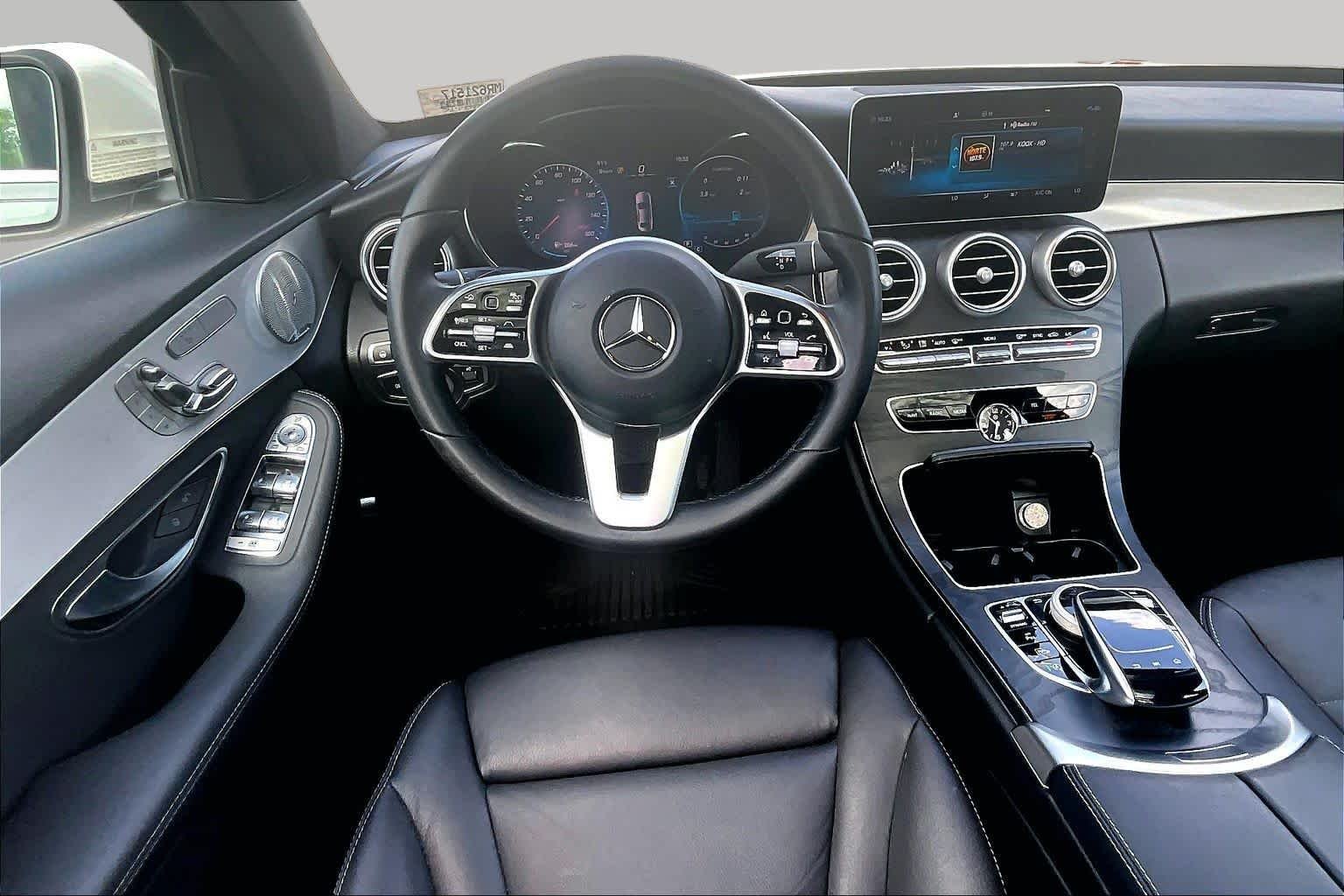 Used 2021 designo Diamond White Metallic Mercedes-Benz C 300 image 5