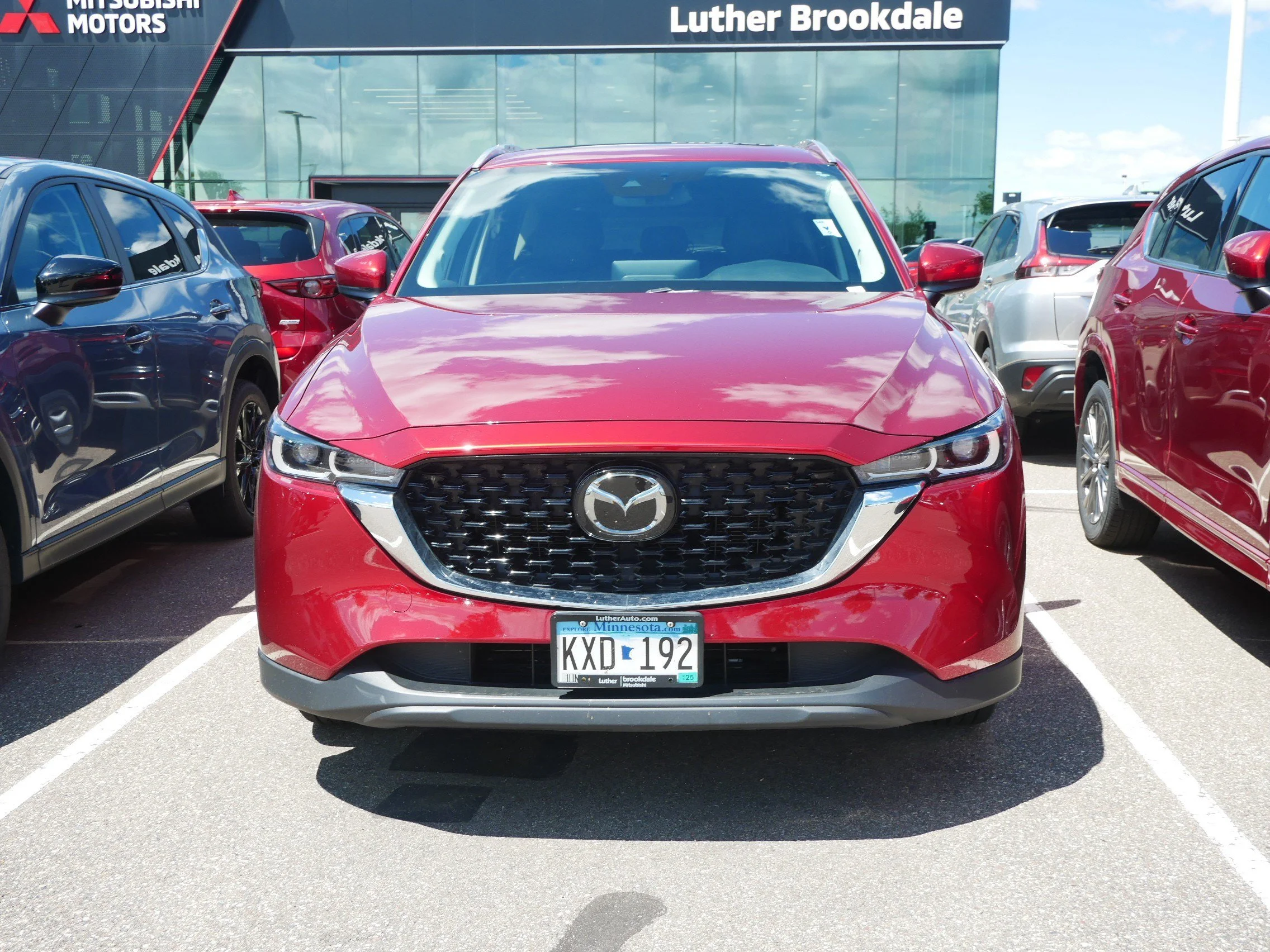 Used 2023 Mazda CX-5 S Preferred package with VIN JM3KFBCM1P0266551 for sale in Brooklyn Center, Minnesota