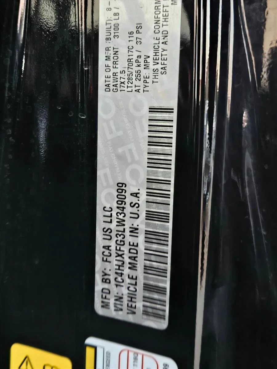Used 2020 Black Clearcoat Jeep Rubicon image 23