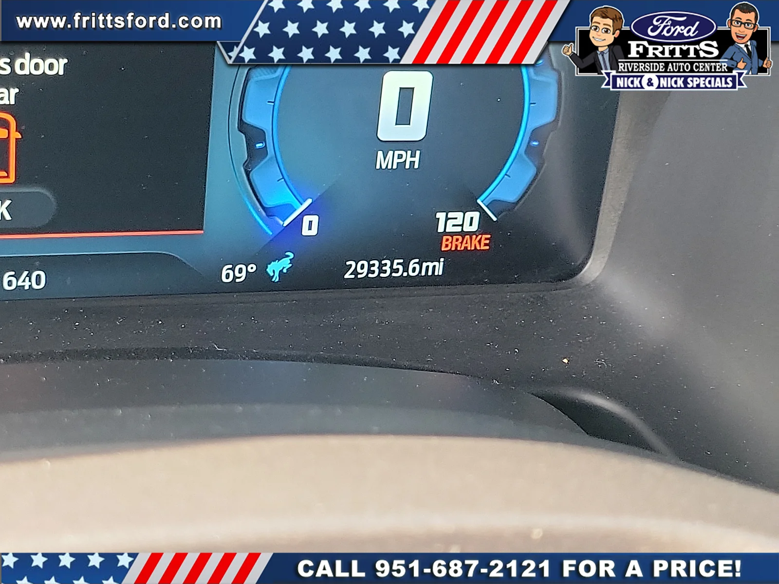 Certified Used 2025 Azure Gray Metallic Ford Badlands image 2