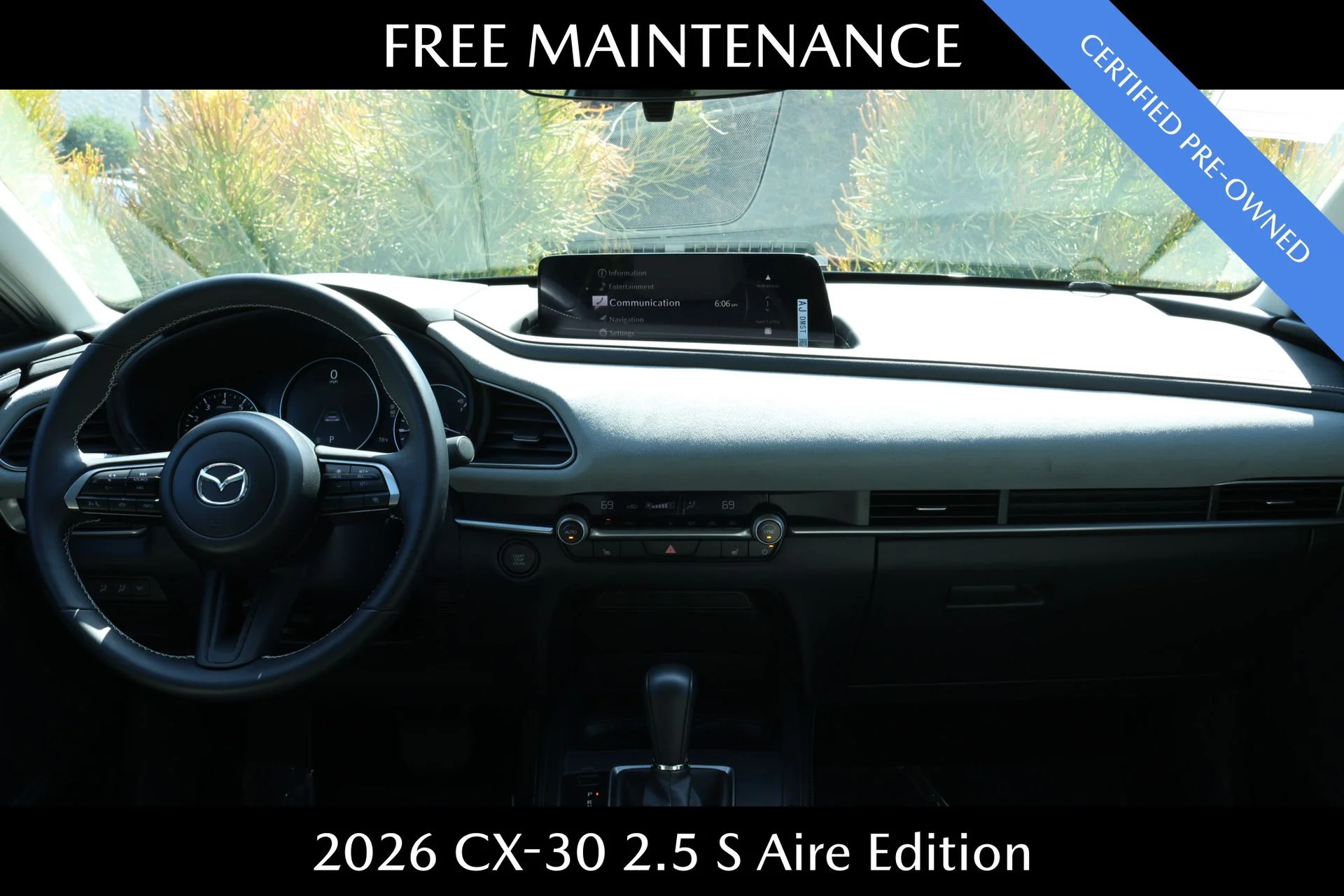 Certified Used 2026 Blue Mazda 2.5 S Aire Edition image 7