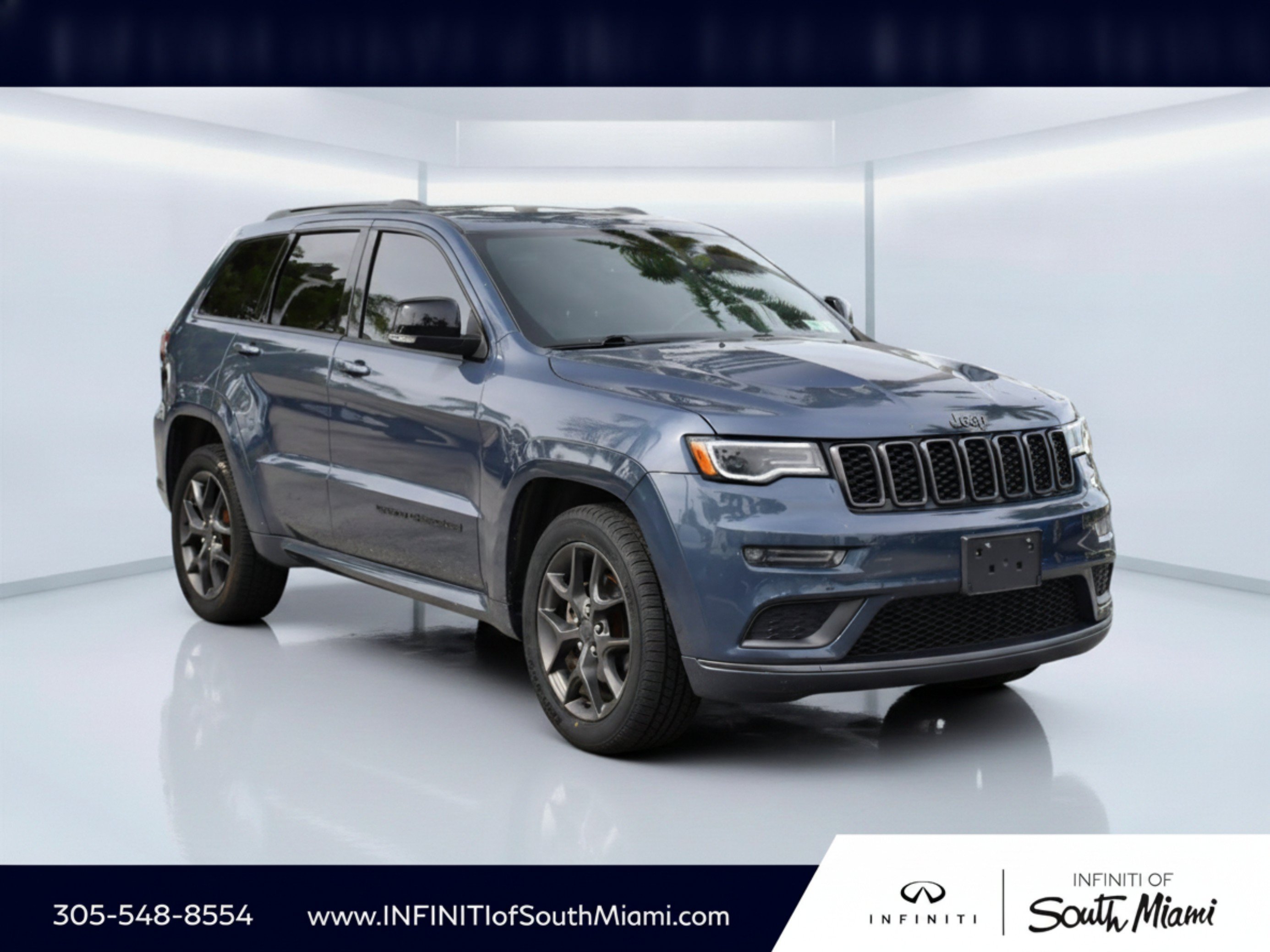 Used 2020 Slate Blue Pearlcoat Jeep Limited X image 3