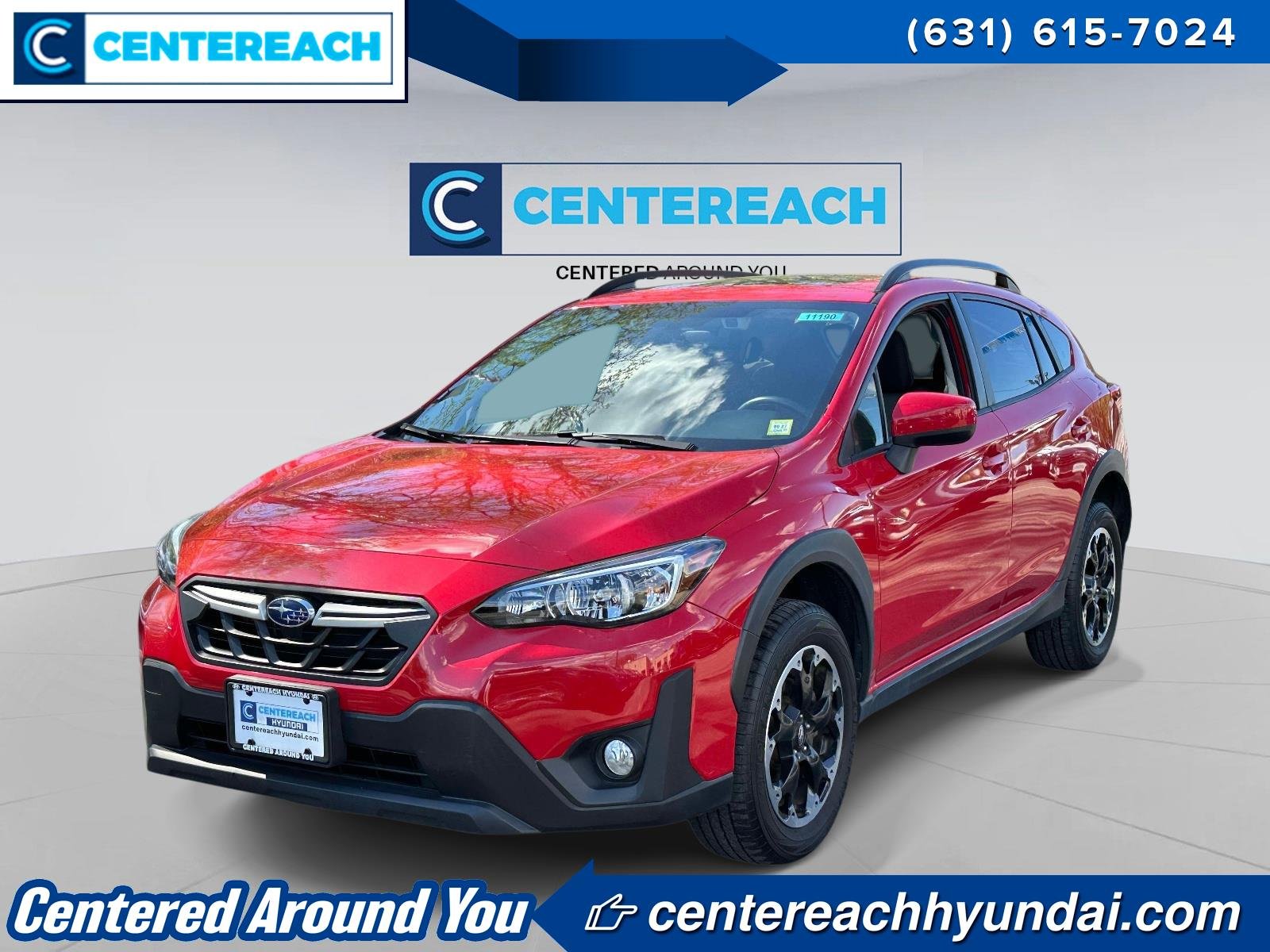 Used 2021 Red Subaru Premium image 1
