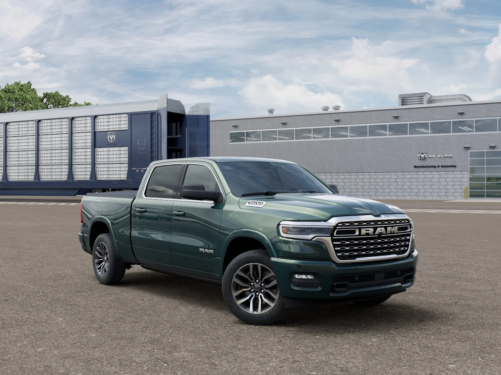 New 2027 Serrano-Green Metallic Exterior Paint RAM Limited image 4