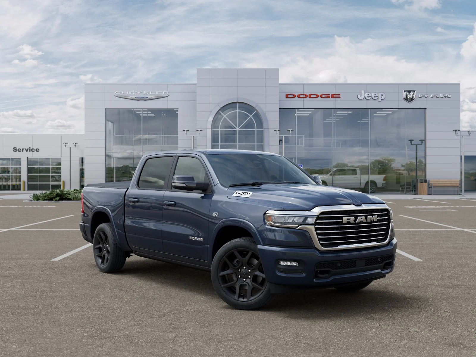 New 2026 Forged Blue Metallic Exterior Paint RAM LARAMIE image 58