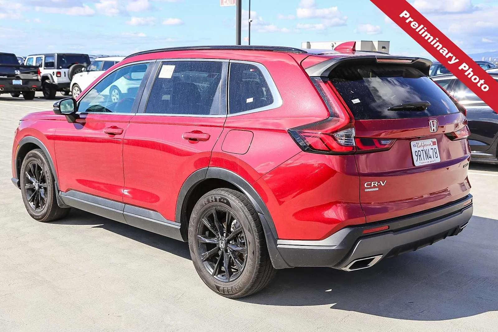 Used 2025 Radiant Red Metallic Honda Sport-L image 6
