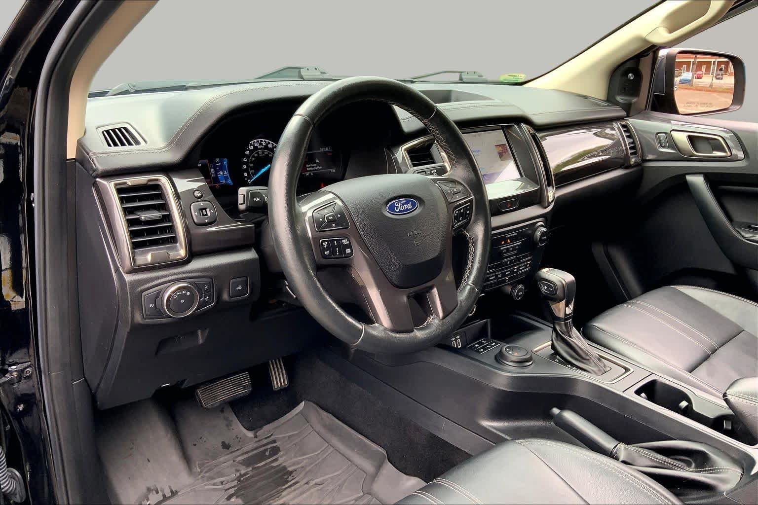 Used 2021 Shadow Black Ford LARIAT image 18