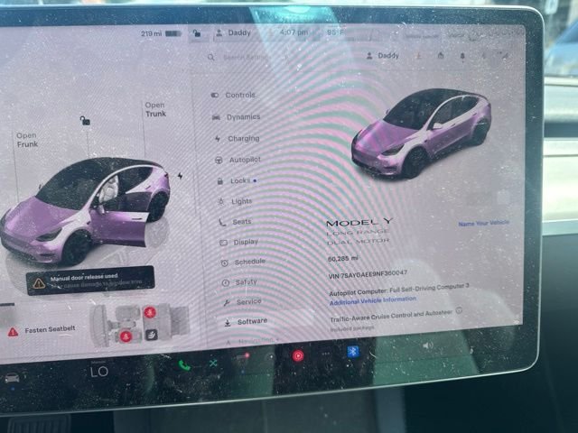 Used 2022 Tesla Model Y Long Range with VIN 7SAYGAEE9NF360047 for sale in McKinney, TX