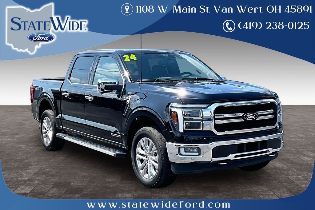 Used 2024 Black Metallic Ford Lariat image 1