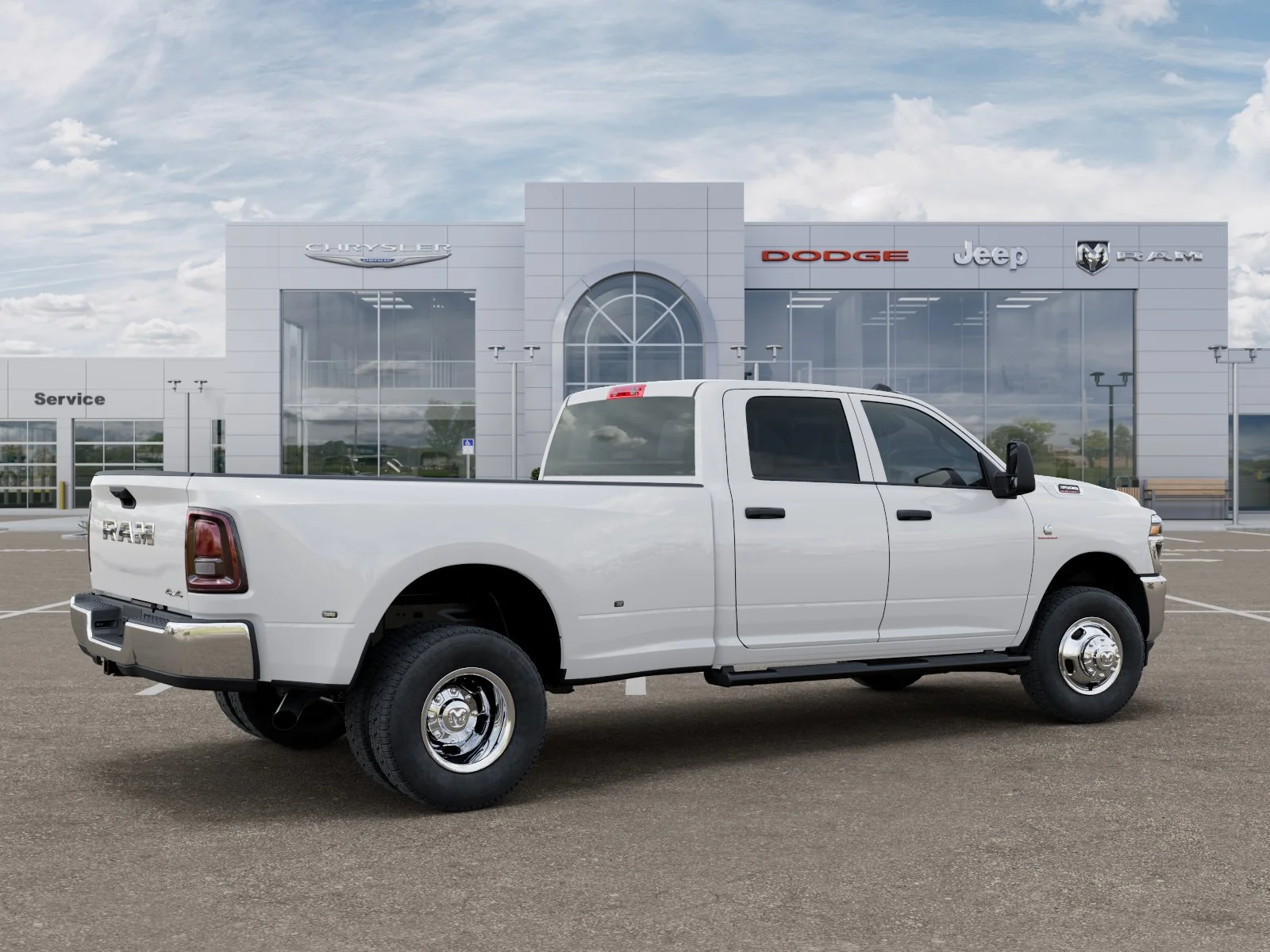 New 2026 Bright White Clear-Coat Exterior Paint RAM Tradesman image 58