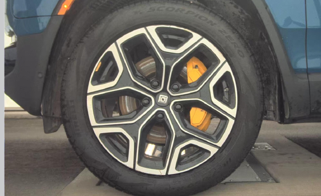 Used 2023 Blue Rivian Adventure Quad Motor Large Pack image 5