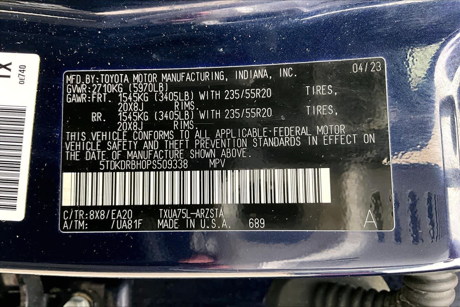 Used 2023 Blueprint Toyota XSE image 35