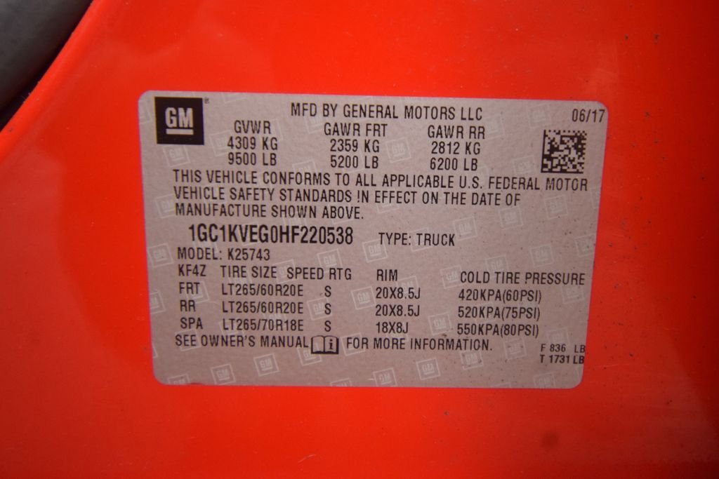 Used 2017 Red Hot Chevrolet LT image 22