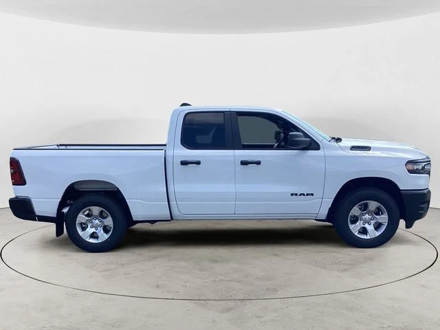 New 2026 Bright White Clearcoat Ram TRADESMAN QUAD CAB 4X4 6