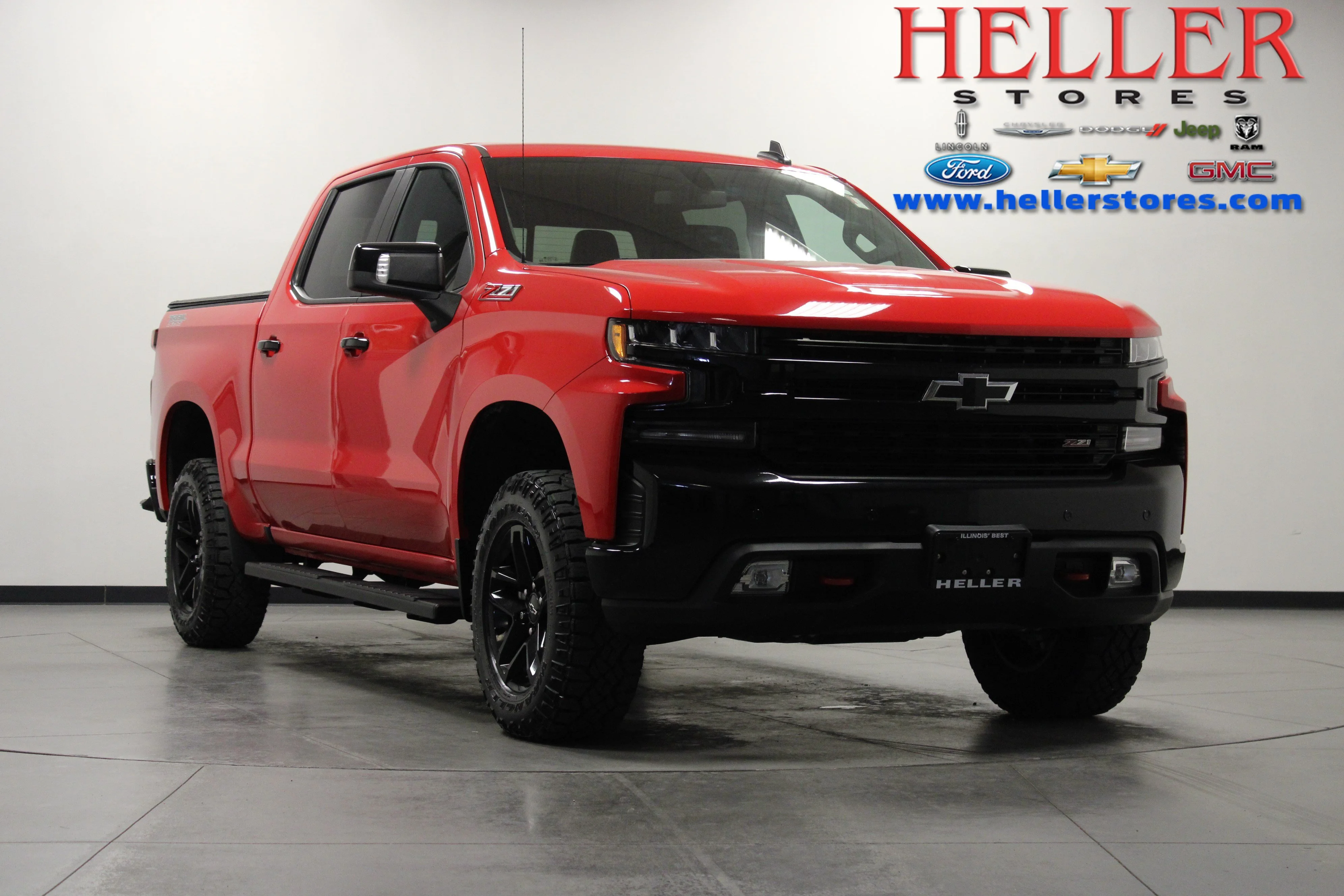 Used 2021 RED HOT Chevrolet LT Trail Boss image 1