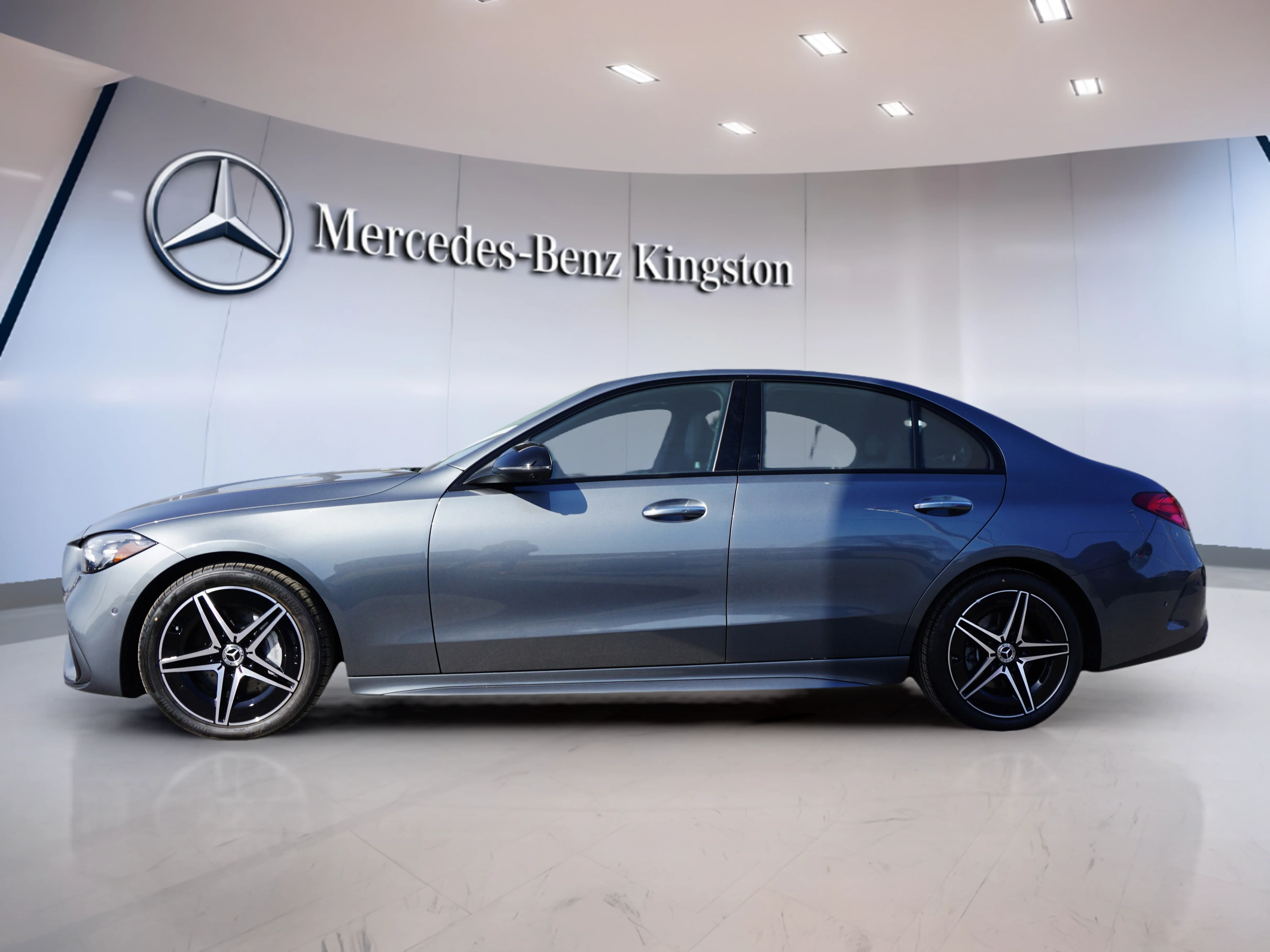 Certified Used 2025 Grey Mercedes-Benz C 300 4MATIC Sedan image 3