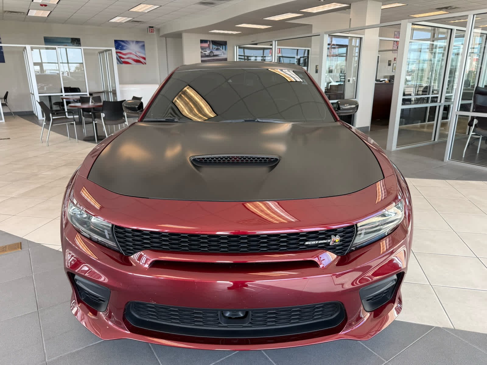 Certified Used 2023 Octane Red Pearlcoat Dodge Scat Pack Widebody image 3