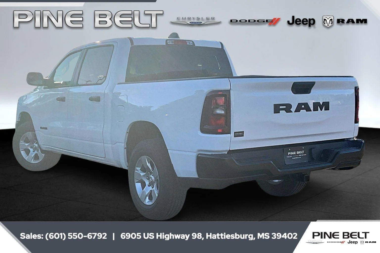 New 2026 Bright White Clear-Coat Exterior Paint RAM Tradesman image 3