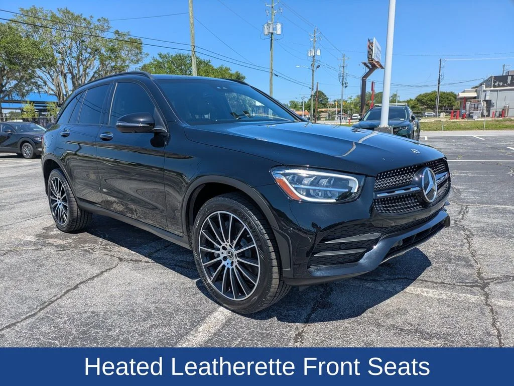 Certified Used 2022 Black Mercedes-Benz GLC 300 image 2