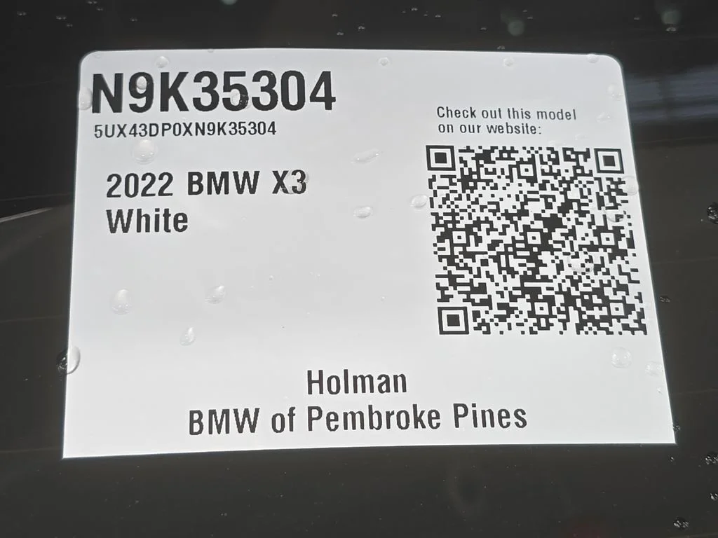 Used 2022 Alpine White BMW sDrive30i image 23