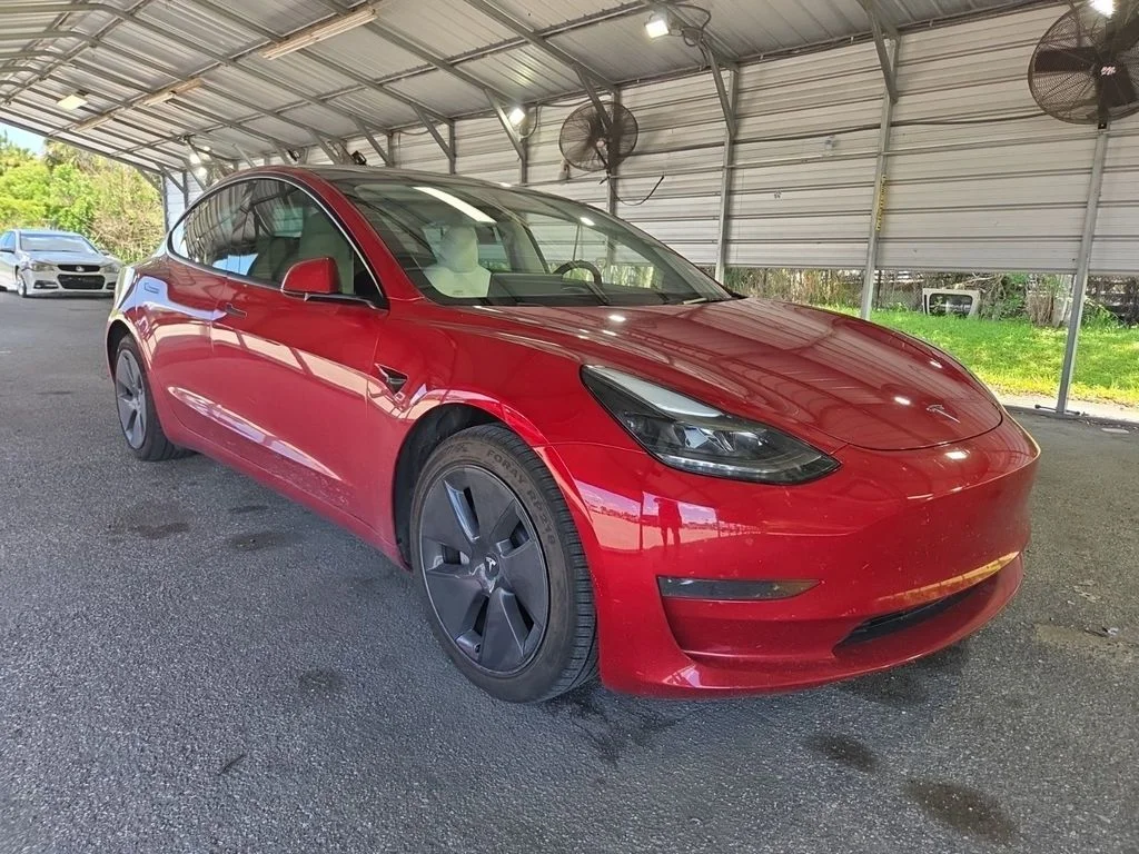 Used 2023 Red Tesla Base image 3