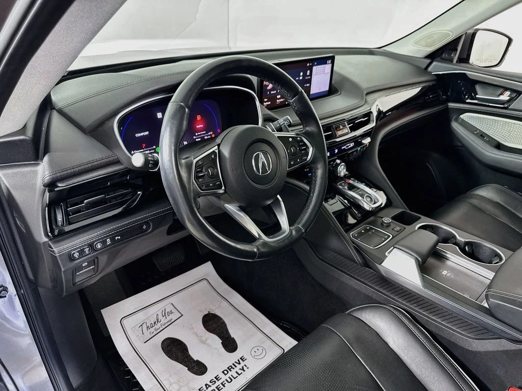 Used 2022 Liquid Carbon Metallic Acura w/Advance Package image 16