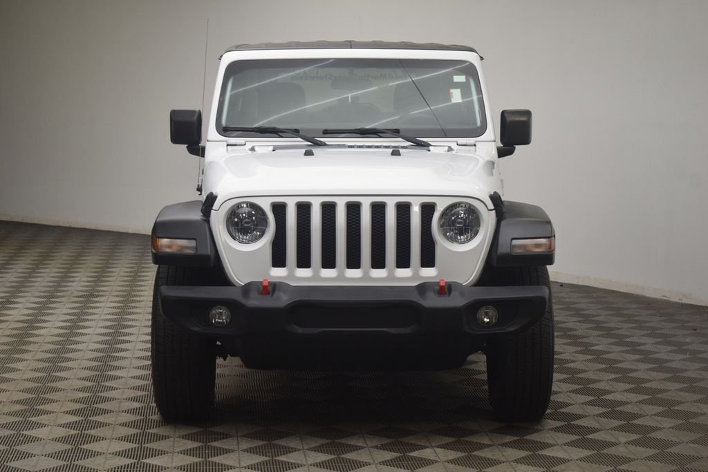 Used 2021 Bright White Clearcoat Jeep Unlimited Sport image 19