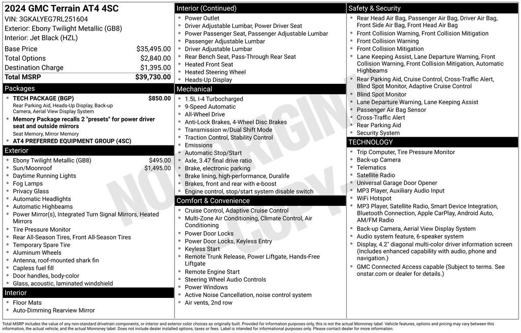 Certified Used 2024 Black GMC AT4 image 23
