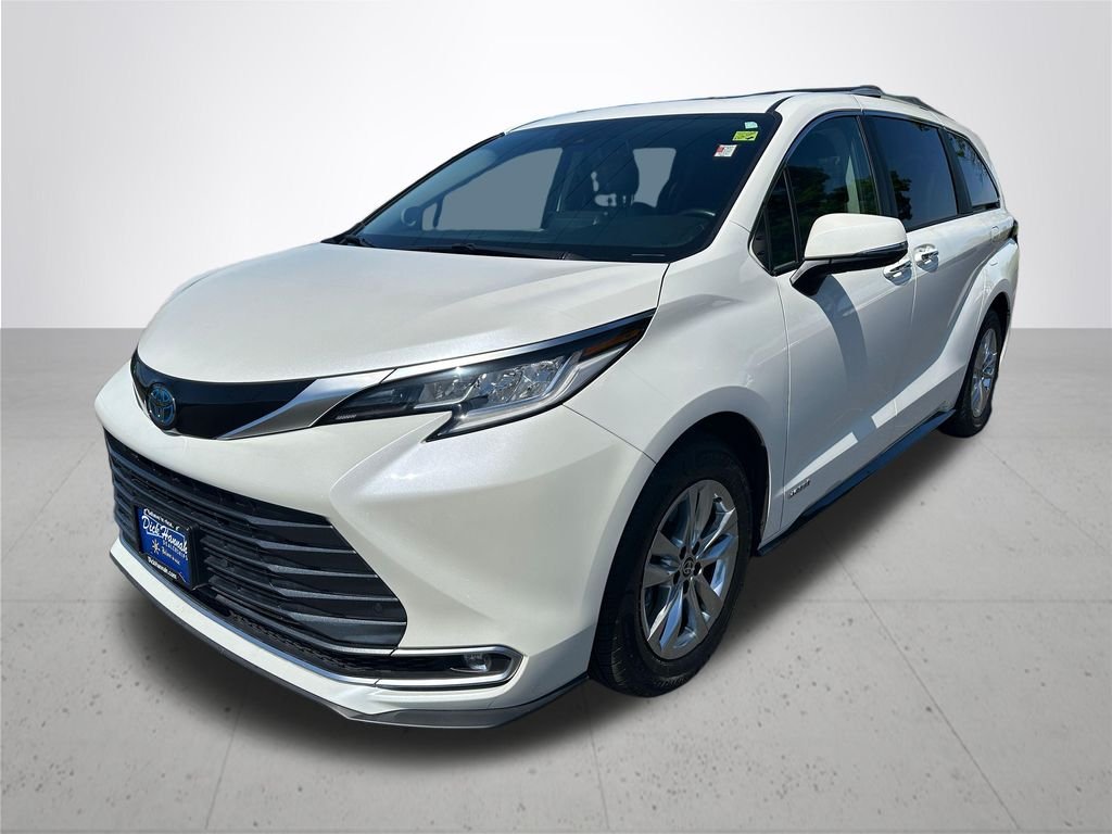 Used 2021 White Toyota Limited image 2