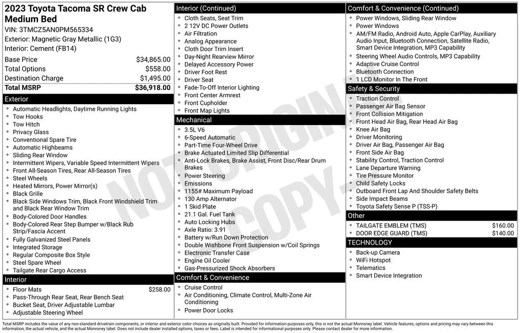 Used 2023 Gray Toyota SR image 6
