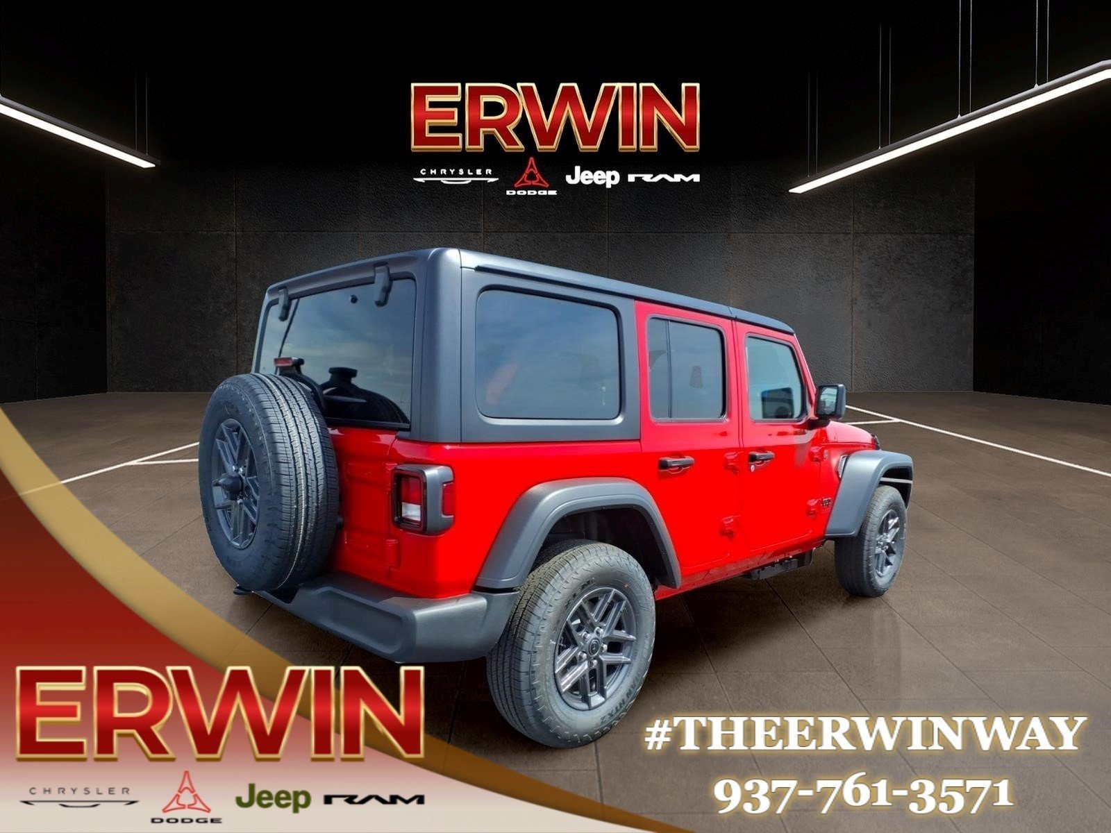 New 2026 Firecracker Red Clear-Coat Exterior Paint Jeep Sport image 5