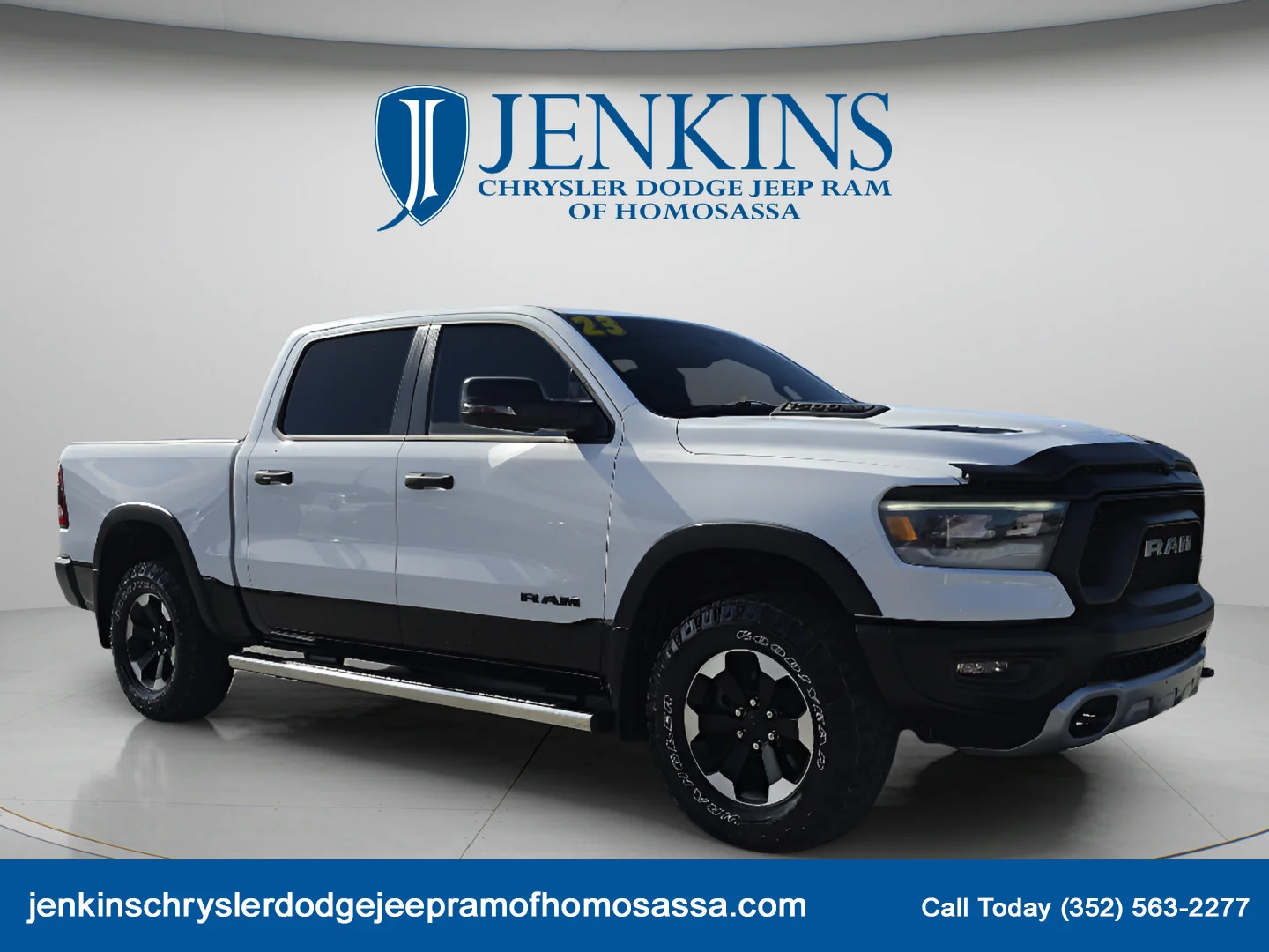 Used 2023 Bright White Clearcoat Ram Rebel image 2