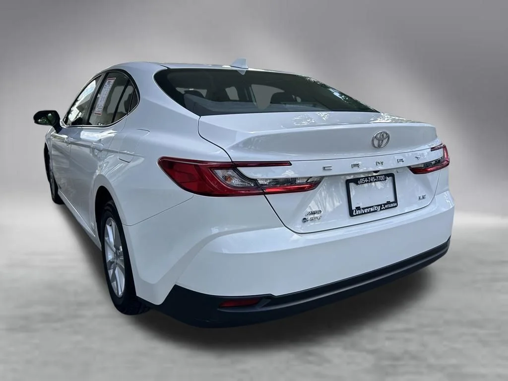 Used 2025 White Toyota LE image 4