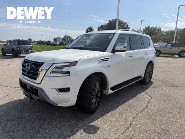 Certified Used 2022 Aspen White Nissan Platinum image 3