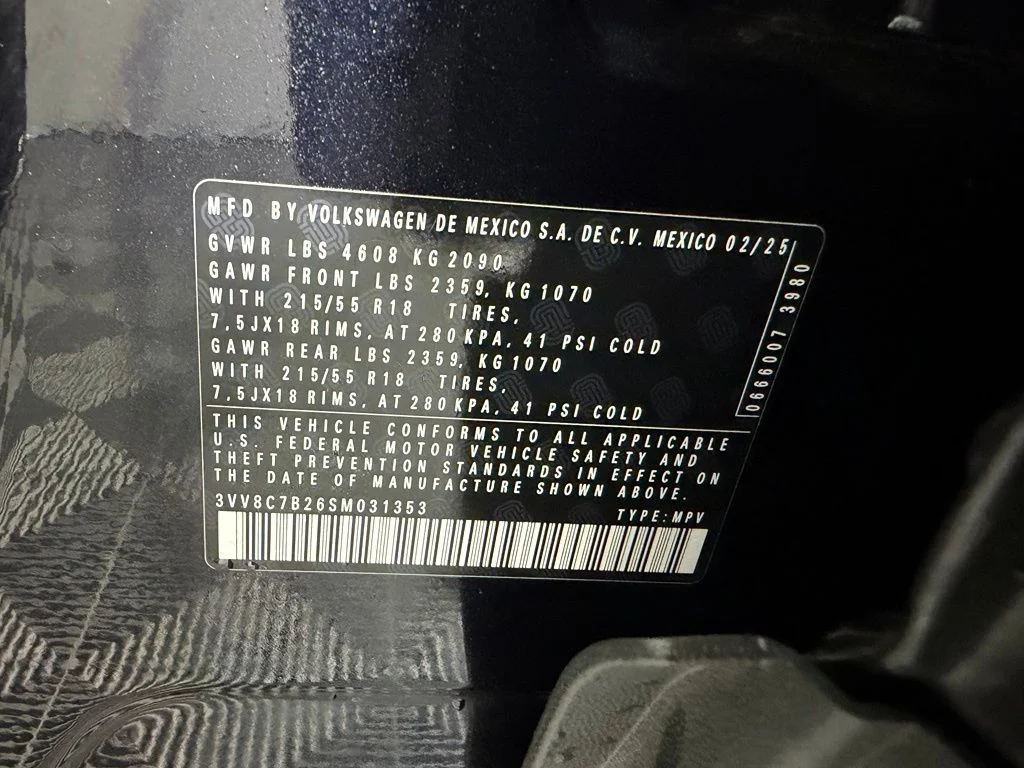 Certified Used 2025 Black Volkswagen 1.5T S image 22