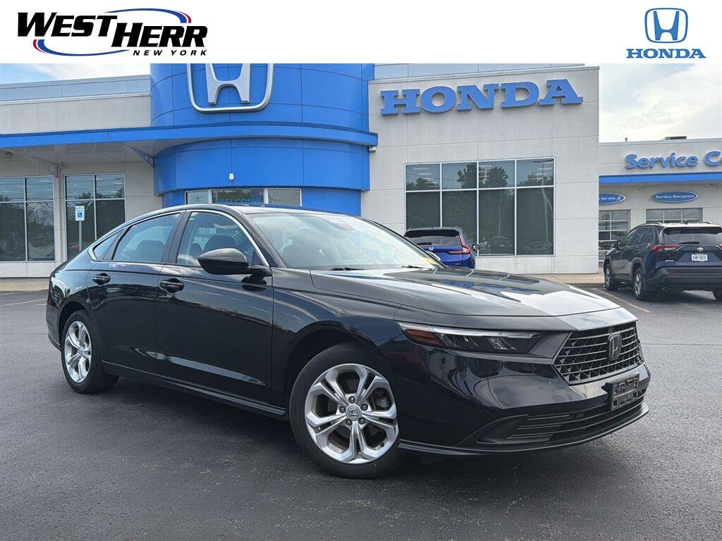 Used 2024 Crystal Black Pearl Honda LX image 1