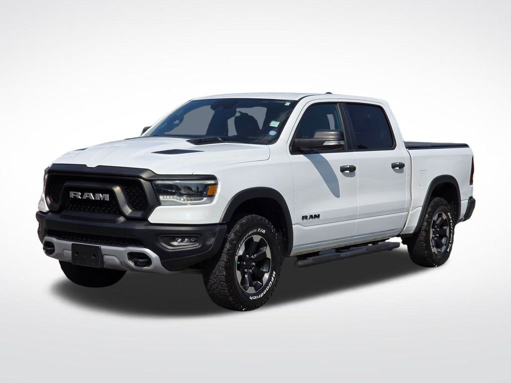Used 2021 Bright White Clearcoat Ram Rebel image 2