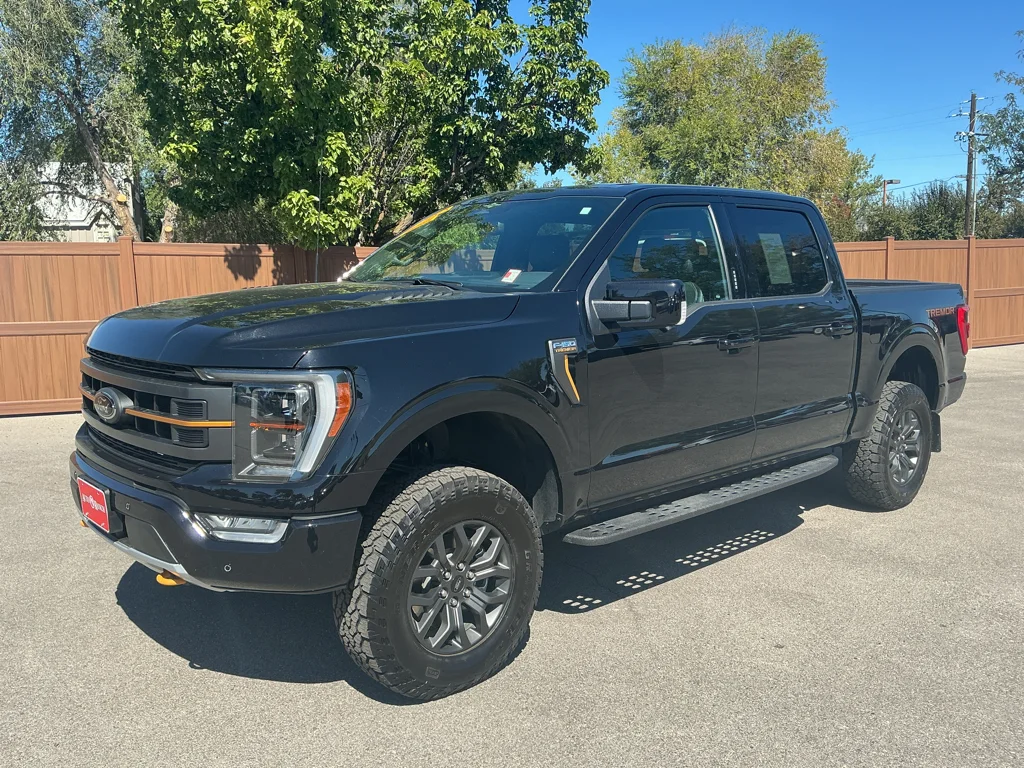 Used 2023 AGATE BLACK METALLIC Ford Tremor image 1