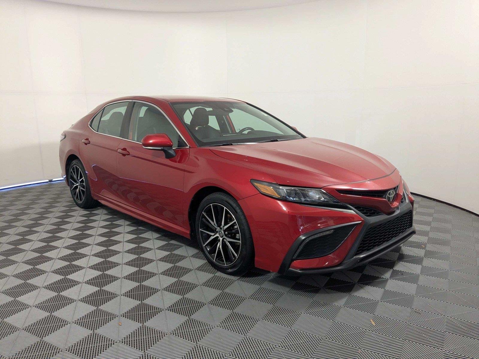 Certified Used 2023 Supersonic Red Toyota SE image 3