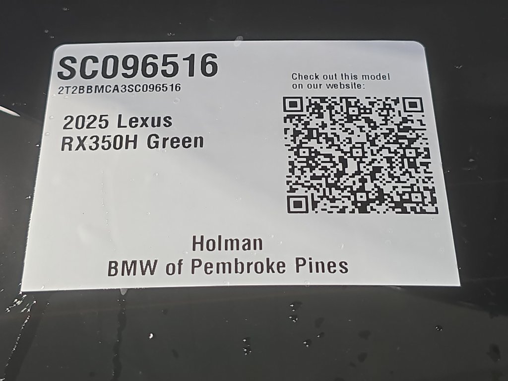 Certified Used 2025 Green Lexus 350h Premium Plus image 27