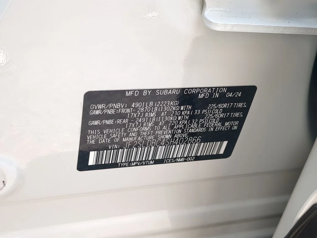 Certified Used 2025 White Subaru Premium image 34