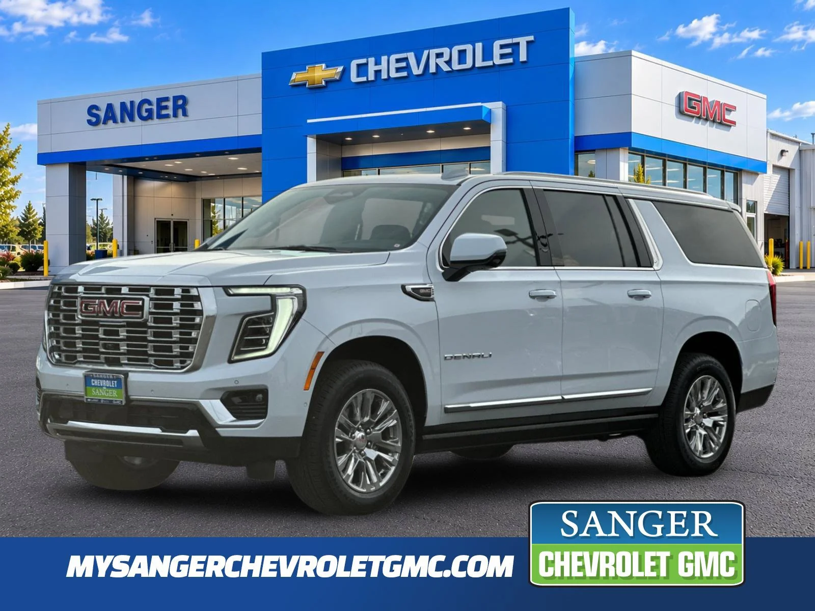 New 2027 Glacier White Tricoat GMC Denali image 1