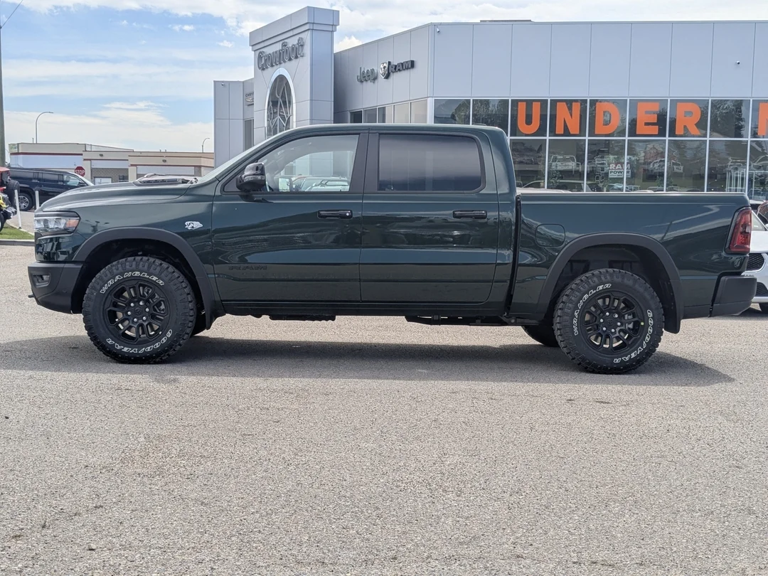 New 2026 Green RAM Rebel - - 5.7L HEMI V8 eTorque - 14.4 Uconnect NAV - Leather Seats - Dual Wireless Charging & More! image 5