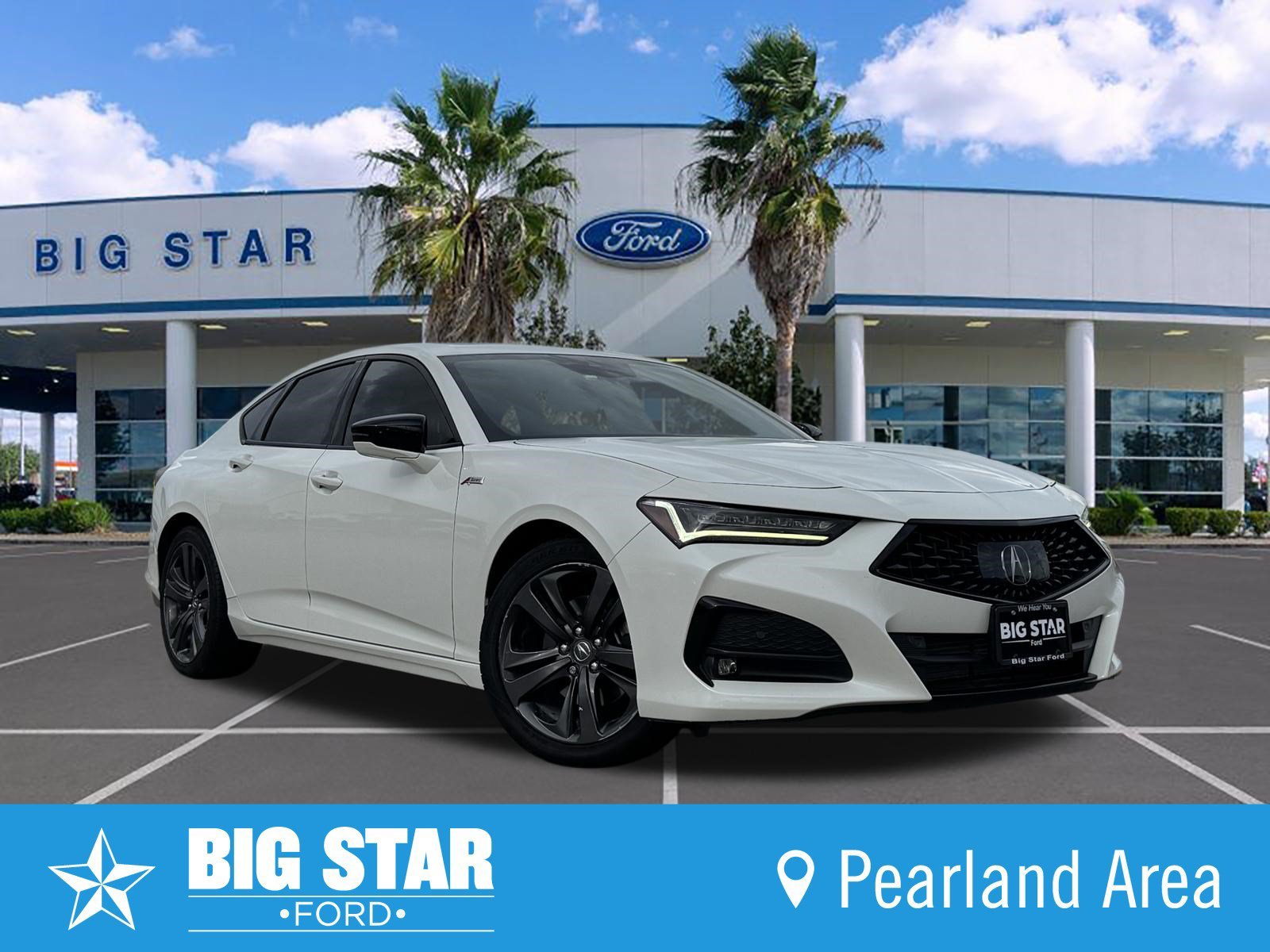 Used 2023 Platinum White Pearl Acura A-Spec Package image 1