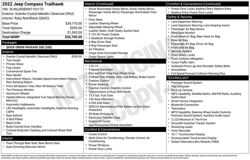Used 2022 Gray Jeep Trailhawk image 37