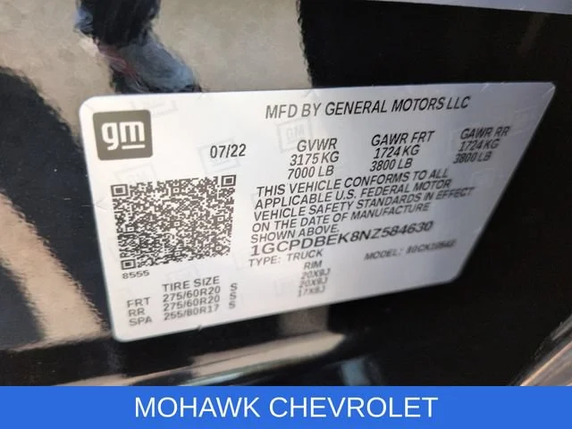 Used 2022 BLACK Chevrolet Custom image 34